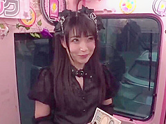 【素人ナンパ】エロ可愛い地雷系女子がマジックミラー便で『潮吹きイキ我慢ゲーム』潮吹きお漏らし直後に巨根デカチンで痙攣絶頂