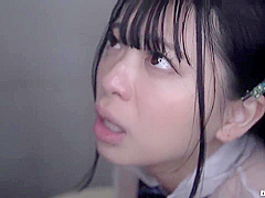 【JKレイプ】雨宿り中だったロリ巨乳女子校生の制服が濡れ透け！トイレ連れ込み処女喪失した美少女をエロ凌辱強姦中出しレイプ