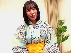 【素人ナンパ】浴衣姿の豊満爆乳おっぱいがエロい美少女JDとの野球拳企画！罰ゲームで巨根ピストン中出しセックスに痙攣絶頂！