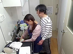 【おばさんレンタル】家事代行サービスで51歳美熟女な人妻家政婦にエッチな依頼！エロ欲情した素人熟女との浮気セックス盗撮！